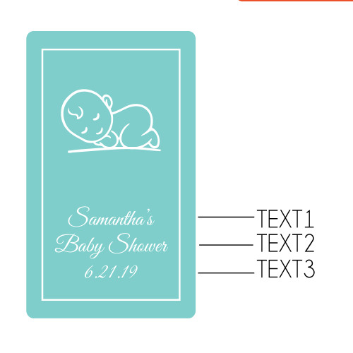 Baby Playing Cards with Personalized Stickers