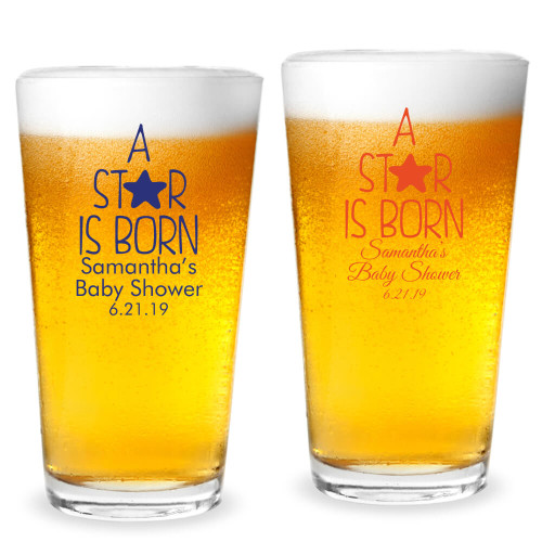 A Star Is Born Personalized 16 oz Pint Glass