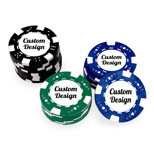 Custom Design Personalized Poker Chips (Set of 50)