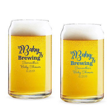 Beer Can Glass With Lid And Straw, Beer Can Glass, Personalized Name C –  TheShabbyWick