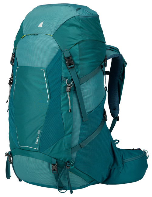 Balsam/Deep Teal|Baumier/Sarcelle profonde|PRI|65L • reservoir compatible|65L • accepte une gourde