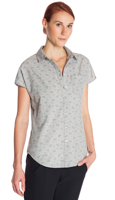 Asphalt Chambray Petite F|Pet.imp.flor.batiste asph|PRI