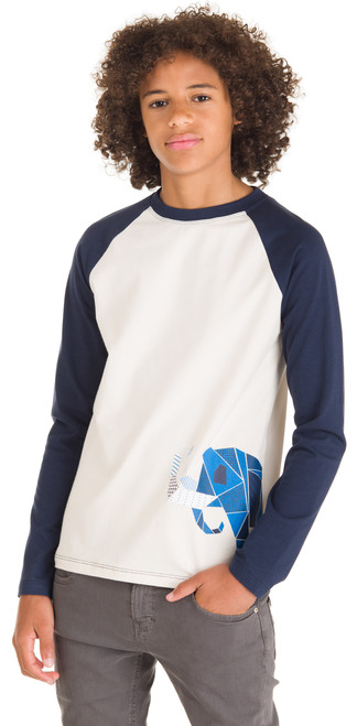 Muslin Blue Mammoth Graph|Mamm.bleu mouss/Bleu min.|PRI