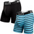 Black/Mini Tri Clr Stripe|Noir/Mini rayures tricolo|PRI
