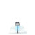 Clear/HP Blue|Transparent/Bleu HP|ALT