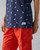 Deep Navy Icon Print|Imprimé motif Marine prof