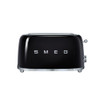 SMEG 4-Slice Toaster in Black
