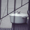 Le Creuset Cast Iron Round Dutch Oven in White