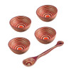 Island Bamboo Five Piece Prep Set in Red