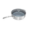 Chantal Induction 21 Steel Ceramic Coated 5-quart Saute Skillet