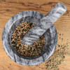 RSVP Grey Marble Mortar and Pestle