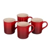 Le Creuset Mugs in Cerise
