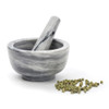 RSVP White Marble Mortar and Pestle