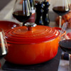 Le Creuset Cast Iron Oval Dutch Oven in Flame