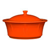 Fiesta Large Covered Casserole in Poppy