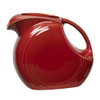 Fiesta Large Disk Pitcher in Scarlet

