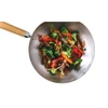 Helen's Asian Kitchen Carbon Steel Round Bottom Wok Set