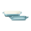 Le Creuset Rectangular Dish With Platter Lid in Sea Salt