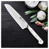 Zwilling Pro Le Blanc Slim Hollow Edge Santoku Knife