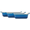 Le Creuset Heritage 3-Piece Rectangular Baking Dish Set in Marseille