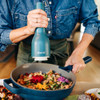 FinaMill Rechargeable Spice Grinder in Ocean Blue