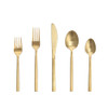 Fortessa Arezzo Brushed Gold 20-Piece Flatware Set