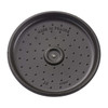 Staub 3.5-Quart Cast Iron Braiser cover detail