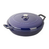 Staub 3.5-Quart Cast Iron Braiser in Dark Blue