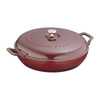 Staub 3.5-Quart Cast Iron Braiser in Grenadine