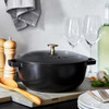 Staub Cast Iron Essential French Oven in Matte Black