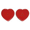 Le Creuset Heart Salt and Pepper Shakers in Cerise