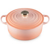 Le Creuset Cast Iron Round Dutch Oven in Pêche