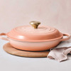 Le Creuset Cast Iron Braiser in Pêche