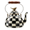 MacKenzie-Childs Courtly Check 3-Quart Tea Kettle With Bird