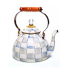 MacKenzie-Childs Sterling Check 3-Quart Tea Kettle