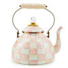 MacKenzie-Childs Rosy Check 3-Quart Tea Kettle