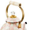 MacKenzie-Childs Rosy Check 3-Quart Tea Kettle