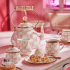 MacKenzie-Childs Rosy Check 3-Quart Tea Kettle