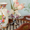 MacKenzie-Childs Courtly Check Mini Pedestal Platter