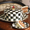 MacKenzie-Childs Courtly Check Cake Carrier