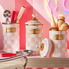 MacKenzie-Childs Rosy Check Large Canister