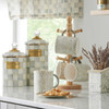 MacKenzie-Childs Sterling Check Medium Canister