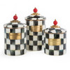 MacKenzie-Childs Courtly Check Small Canister