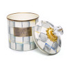 MacKenzie-Childs Sterling Check Small Canister