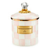 MacKenzie-Childs Rosy Check Small Canister