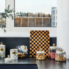MacKenzie-Childs Sterling Check Large Kitchen Canister