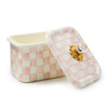 MacKenzie-Childs Rosy Check Recipe Box