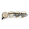 MacKenzie-Childs Set of Four Courtly Mugs