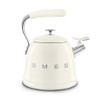 SMEG Whistling Kettle in Cream