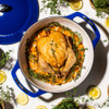 Lodge USA Enamel Cast Iron Dutch Oven in Blue